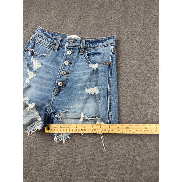 Abercrombie‎ & Fitch Ultra High Rise Denim Shorts Size 26 - Picture 7 of 9
